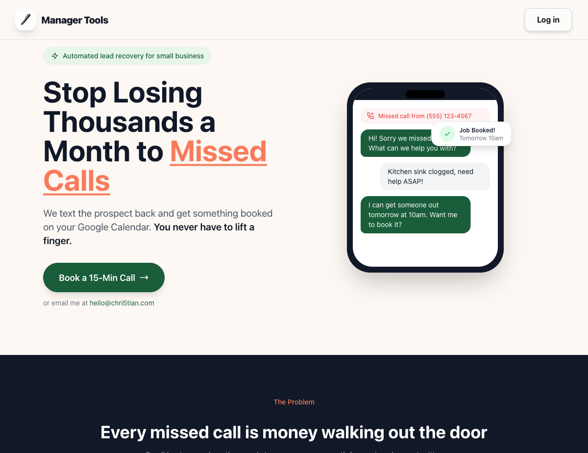 ManagerTools website