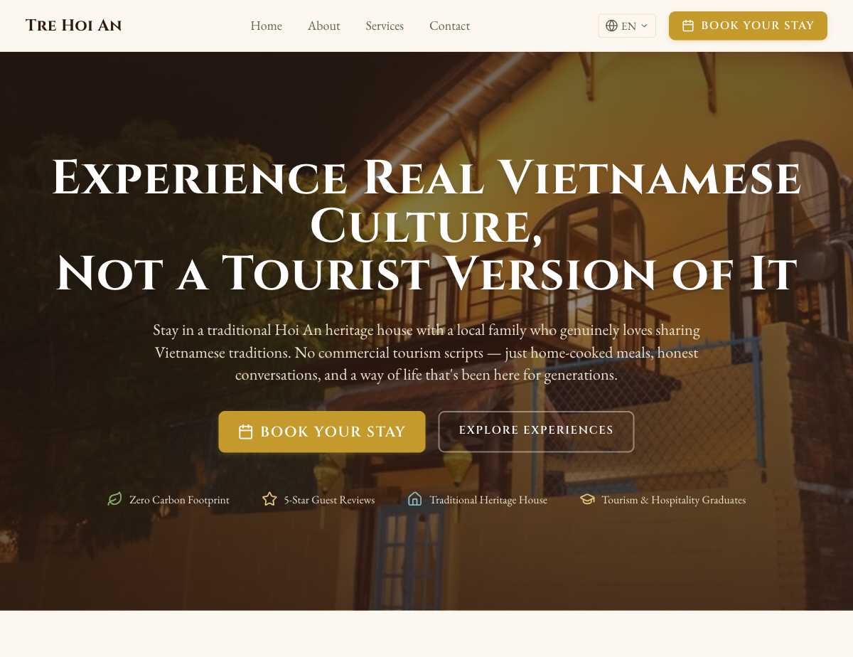 Tre Hoi An website
